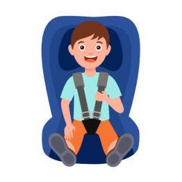 Öryggi barna í bíl