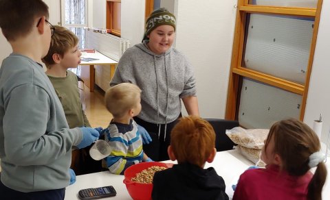 Rýmingaræfing og sameiginleg verkefnavinna allra nemenda