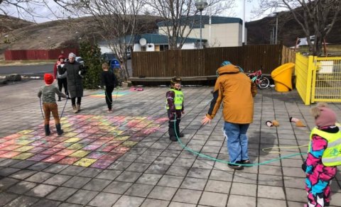 Útivera með leikskóla